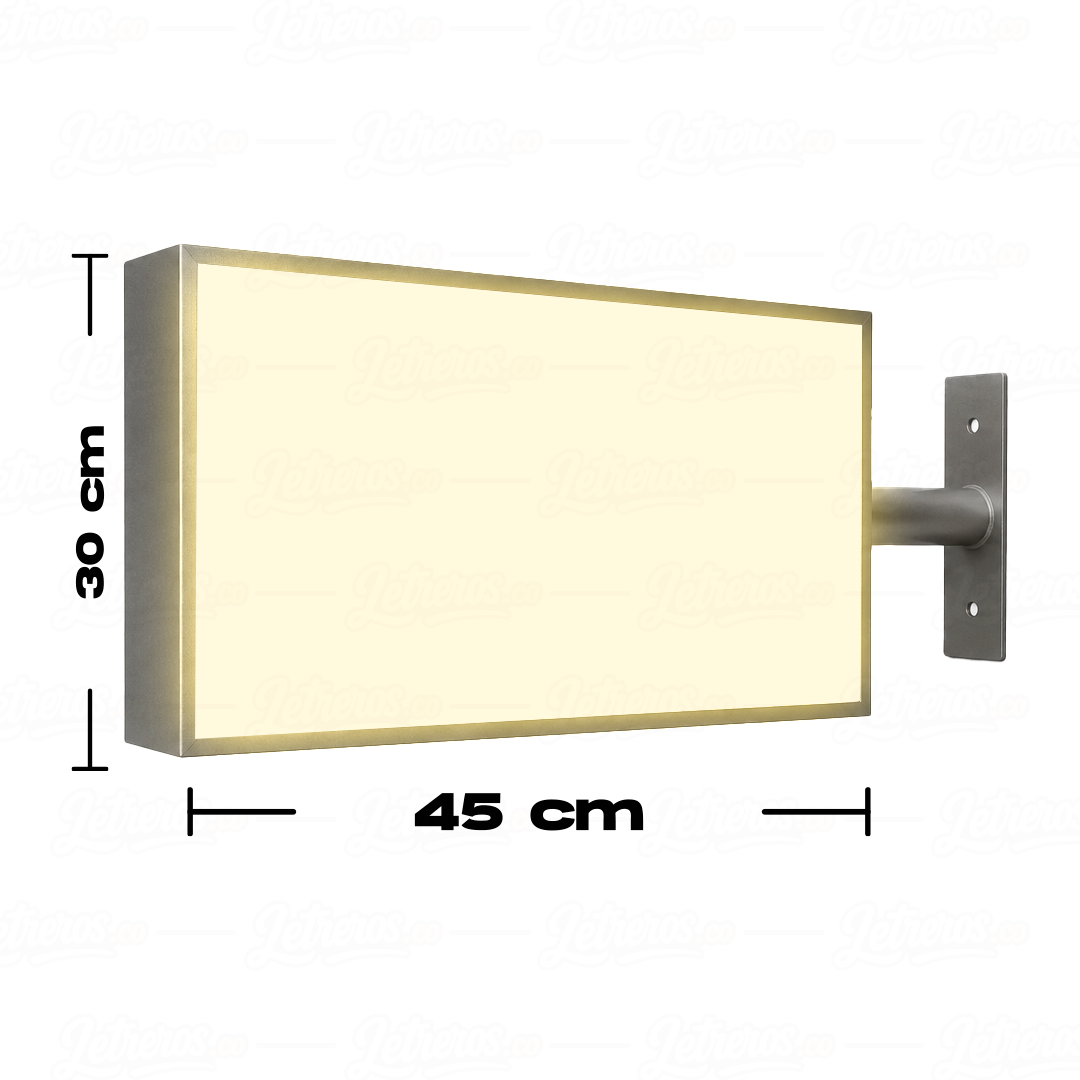 AVISO RECTANGULAR